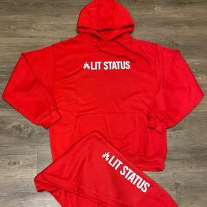 LIT STATUS HOODIE SET